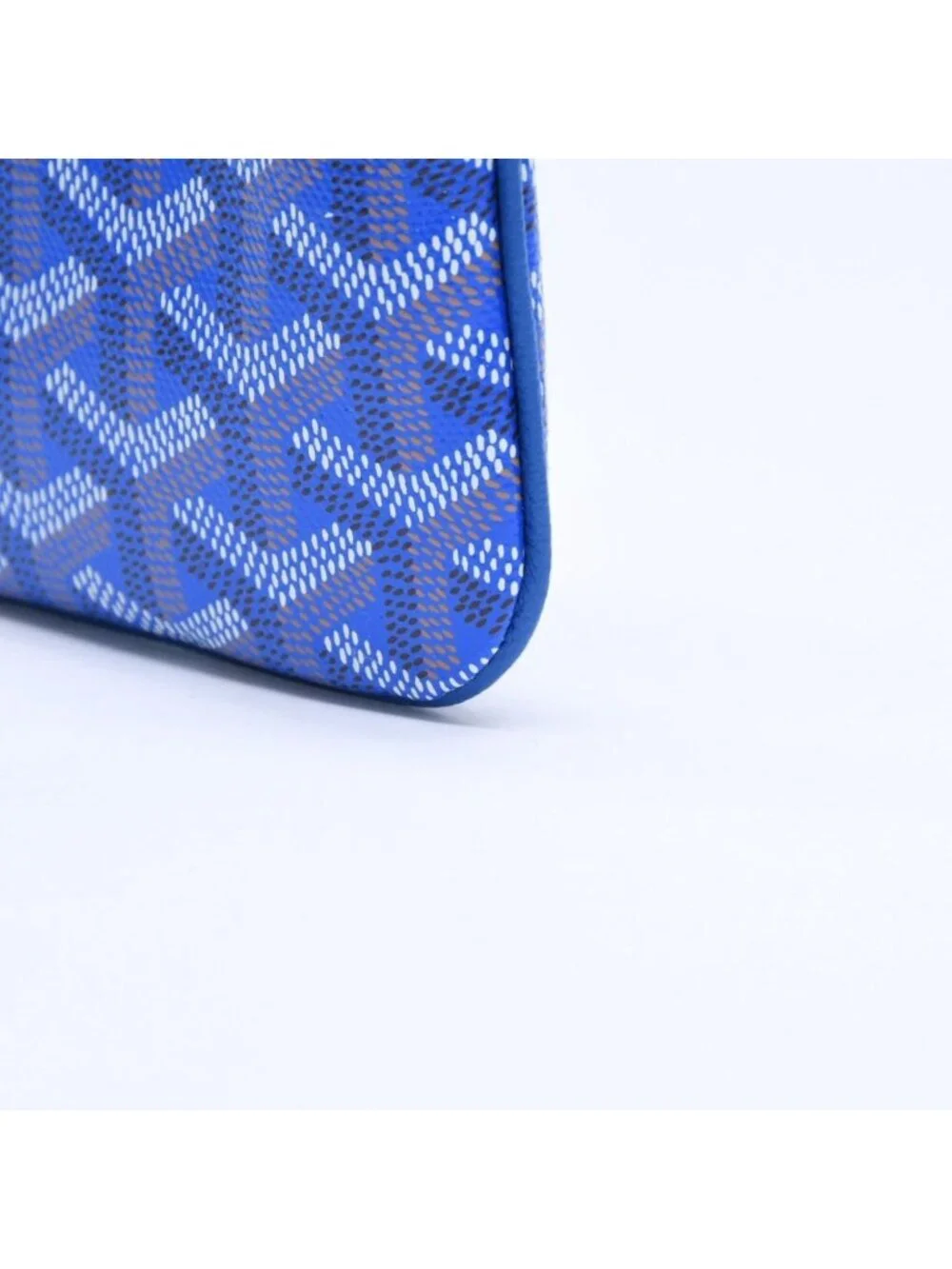 Goyard Pouch Sena Nano Key Blue Silver